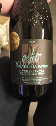 Lugina e Ronës Bregdeti i Rodanit Domaine La Mavette Octeo 2020