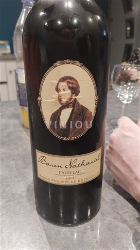 Bordeaux Pauillac Baron Philippe de Rothschild Baron Nathaniel 2012
