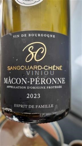 Bourgogne Mâcon et mâcon-villages Sangouard-Chéné Esprit de Famille 2023