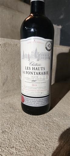 Bordeaux Blaye-côtes-de-bordeaux Château Les Hauts de Fontarabie 2010