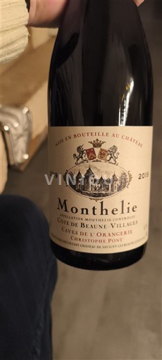 Burgundy Monthélie Caves de l'Orangerie Christophe Pont 2019