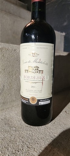 Burdeos Bordeaux Cœur de Maribelle 2011