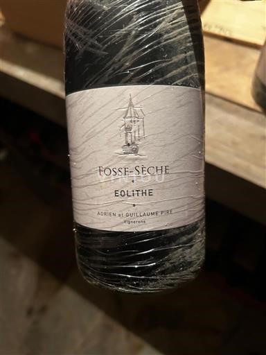 Viinit Rouge sec Éolithe Fosse-Sèche 2018 Ranska Loiren laakso Saumur AOC