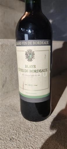 Bordoja Blaye-côtes-de-bordeaux Grand Vin de Bordeaux 2011