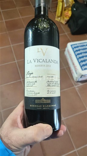 La Rioja Rioja Bodegas Bilbaínas La Vicalanda Reserva 2012
