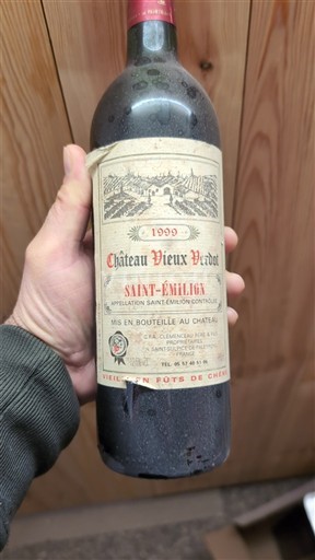 Burdeos Saint-Émilion Château Vieux Verdot 1999