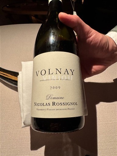 Burgund Volnay Domaine Nicolas Rossignol 2009