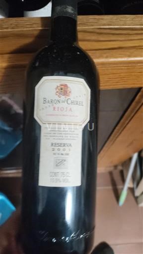 La Rioja Rioja Baron de Chirel Reserva 2001