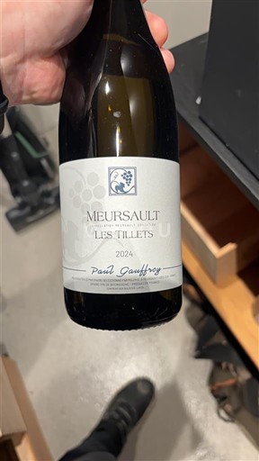 Borgogna Meursault Paul Garaffoy Les Tillets 2024