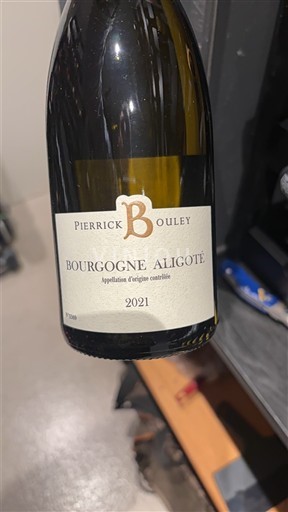 Burgund Bourgogne-aligoté Pierrick Bouley 2021