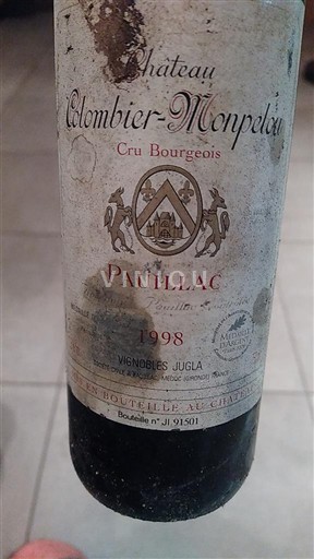 Bordeaux Pauillac Château Clombier-Monpelou 1998