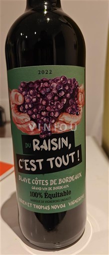 Bordo Blaje-kote-de-Bordo Adrien et Thomas Novoa Du Raisin, C'est Tout ! 2022