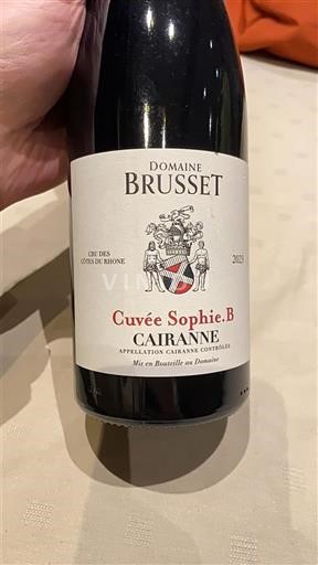 Lugina e Ronës Cairanne Domaine Brusset Sophie.B 2023