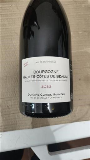 Burgund Hautes Côtes de Beaune Domaine Claude Nouveau Vieilles Vignes 2022