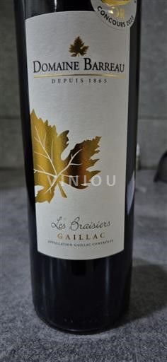 Sørvest Gaillac Domaine Barreau Les Braisiers 2023