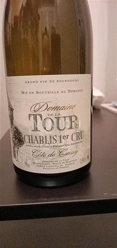 Burgundy Chablis Premier Cru Premier Cru Domaine La Tour Côte de Cuissy 2022