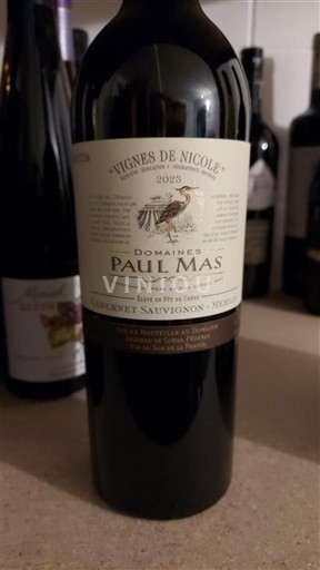 Languedoc og Roussillon Pays d'oc Domaine Domaines Paul Mas Vignes de Nicole 2023