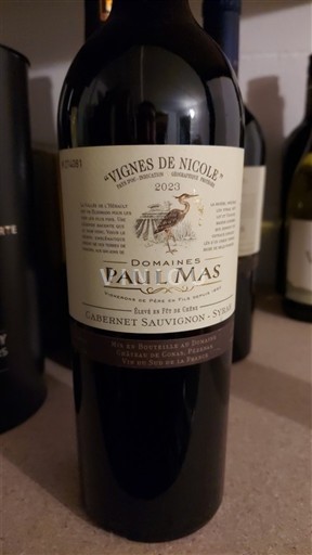 Languedoc og Roussillon Pays d'oc Domaine Domaines Paul Mas Vignes de Nicole 2023