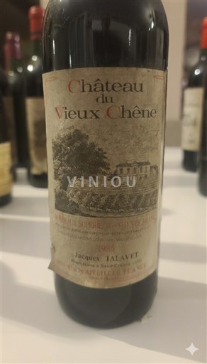 Bordeaux Bordeaux supérieur Château Vieux Chêne 1985
