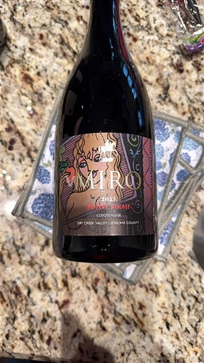 Kalifornijske AVA Draj Krik Veli Miro Cellars 2013