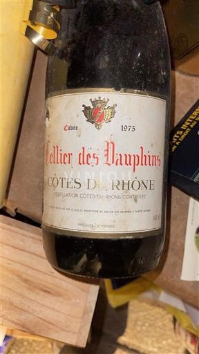 Рона долина Кот дю Рон Cellier des Dauphins 1975