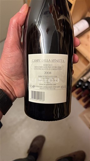 Piemonte Barolo La Spinetta Campè 2008