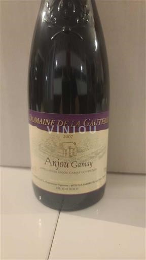 Lugina e Luarës Anjou-gamay Domaine La Gauterie 2007