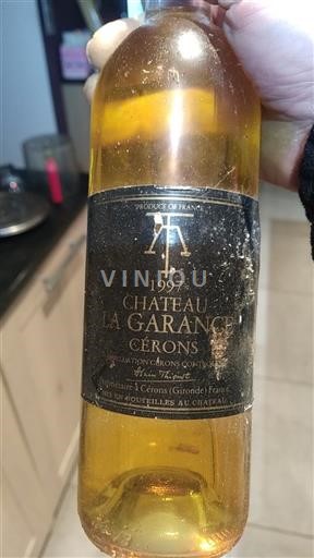 Bordoja Cérons Château La Garance 1997