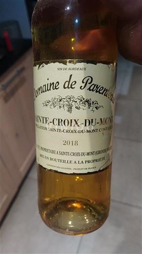 Bordoja Sainte-Croix-Du-Mont Domaine Parenteau 2018