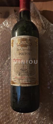 Bordeaux Le Chevalier Poupin 2001