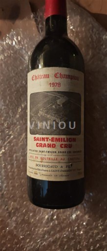 Bordo Сент-Емилион Гранд Кру Grand Cru Château Champion 1978
