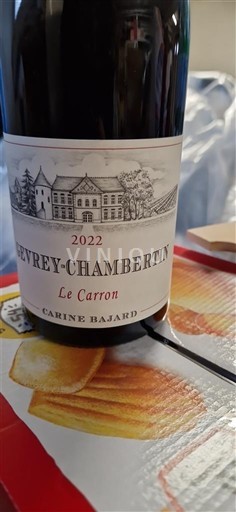 Burgundy Gevrey-Chambertin Carine Bajard Le Carron 2022