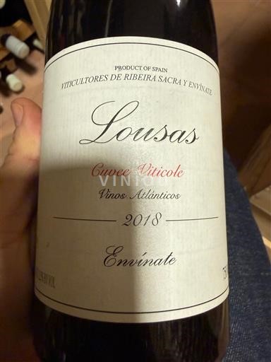 Galicia Ribeira Sacra Envínate Lousas Viticole 2018
