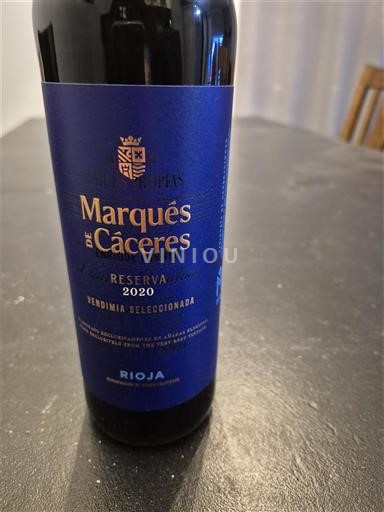 La Rioja Rioja Marqués de Cáceres Reserva Vendimia Seleccionada 2020