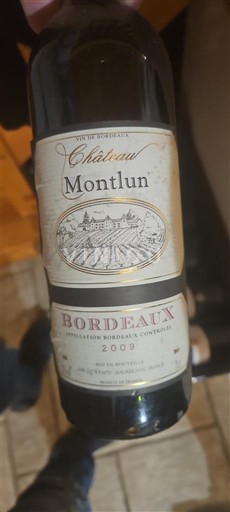 Bordeaux Château Montlun 2009