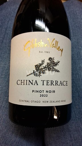 Central Otago Gibbston Valley China Terrace 2022