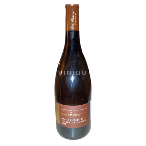 Vin Blanc sec Le Clos des Charmes Eric Forest 2022 France Bourgogne Mâcon et mâcon-villages AOC