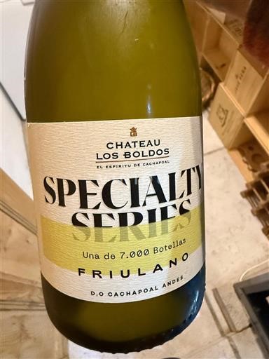 Rapel-dalen Cachapoal-dalen Château Los Boldos Specialty Series Friulano Ikke-årgang