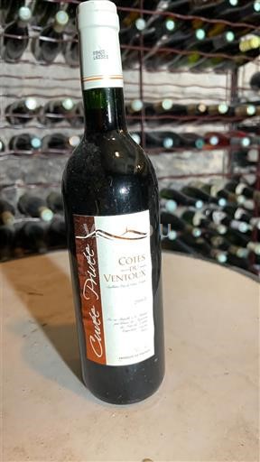 Rhônedalen Ventoux Union des vignerons des Cotes du Ventoux Privée Icke årgångsbetecknad