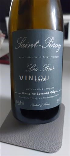 Lugina e Ronës Saint-Péray Domaine Bernard Gripa Les Pins 2018