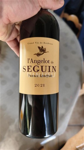 Bordeaux Pessac-Léognan Seguin l'Angelot de Seguin 2021