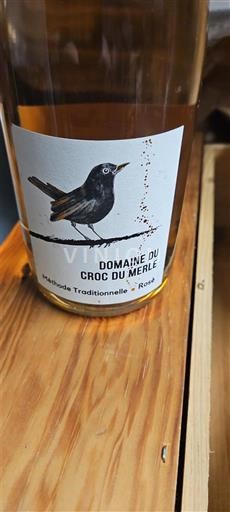 Kuohuviinit Rosé brut Domaine Croc du Merle Non millésimé Ranska Loiren laakso Crémant de Loire AOC