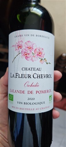 Bordo Lalande-de-Pomerol Château La Fleur Chevrol Orchidé 2020