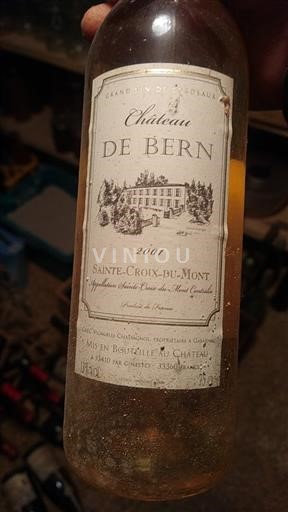 Bordoja Sainte-Croix-Du-Mont Château Bern 2001