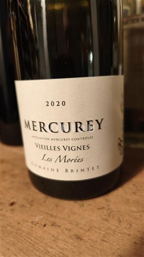Borgoña Mercurey Domaine Brintet Les Morées 2020