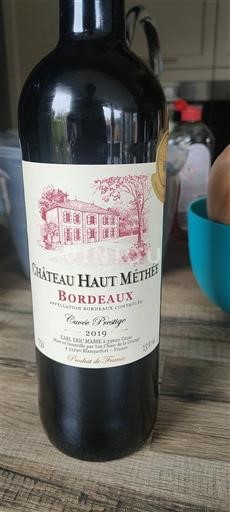 Bordoja Bordo Château Haut Méthée Prestige 2019