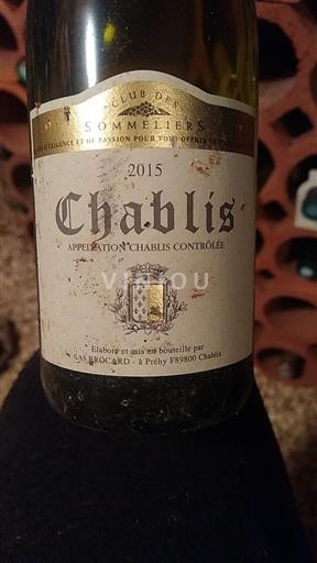 Bourgogne Chablis SAS Brocard 2015