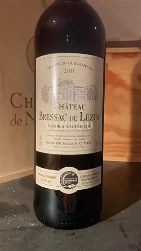 Burdeos Bordeaux superior Château Bressac de Lézin 2011