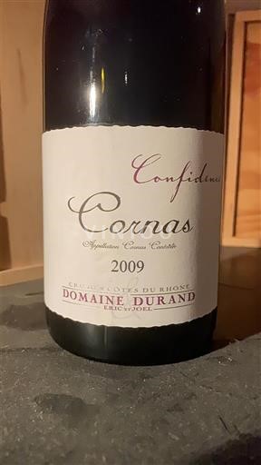 Рона долина Корнас Domaine Durand Confidentiel 2009