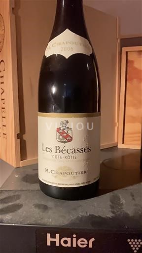 Valle del Ródano Côte-rôtie M. Chapoutier Les Bécasses 2006